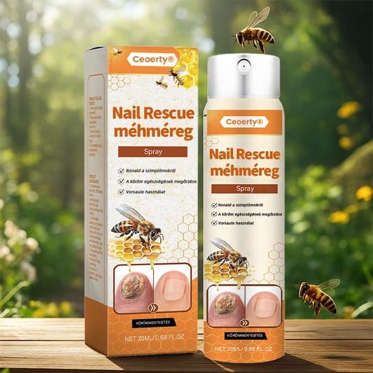 💥 2025 Korlátozott 70% KEDVEZMÉNY ️⏳ Ceoerty® NailRescue Kolirin méhméreg körömgomba spray 💥 Minden körömproblémát orvosolhatsz 2 héten belül