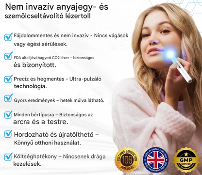 Bikenda® non-invazív anyajegy- és szemölcseltávolító lézertoll✨✨✨