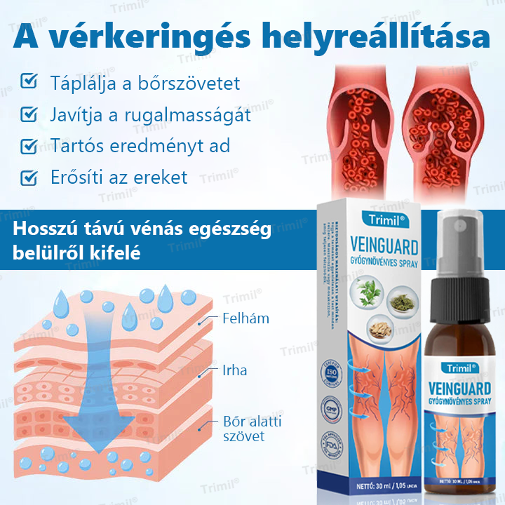 💚Trimil® VeinGuard Gyógynövényes Spray - ✅ Klinikailag bizonyított, hogy mindössze 7 nap alatt megszünteti a visszereket!💚💚💚